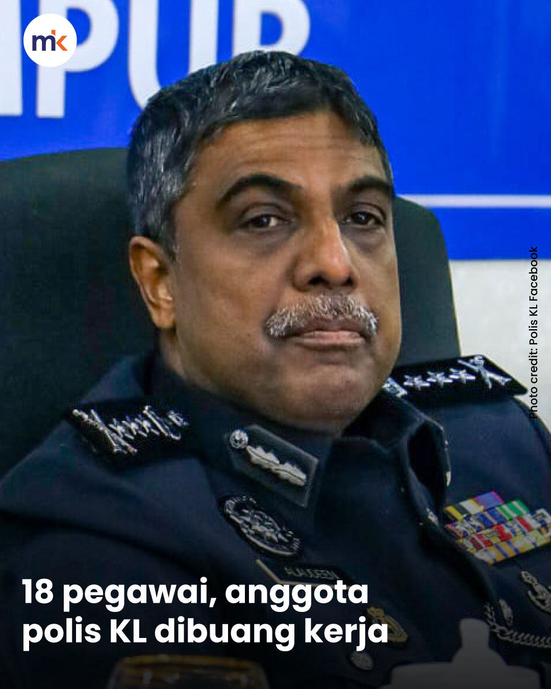 18 pegawai, anggota polis KL dibuang kerja