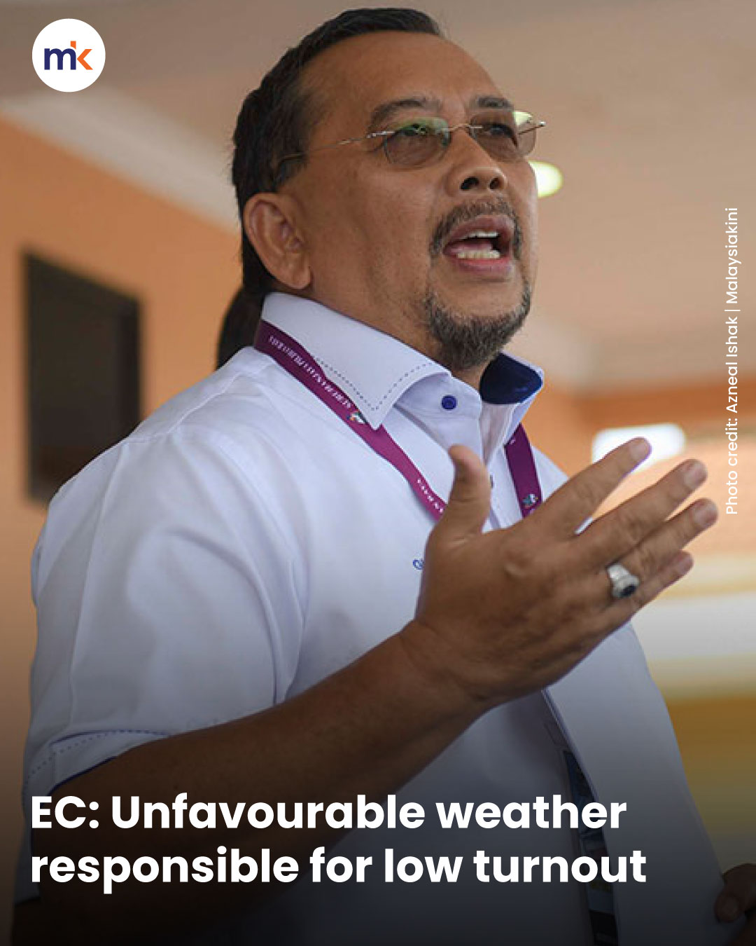 EC: Unfavourable weather responsible for low turnout