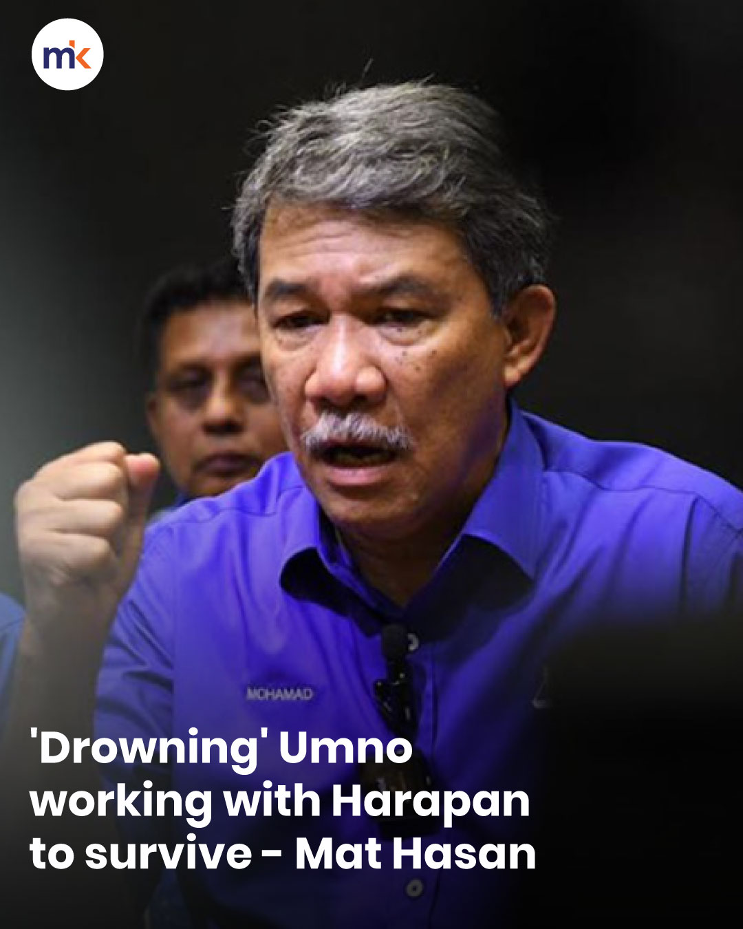 'Drowning' Umno working with Harapan to survive - Mat Hasan