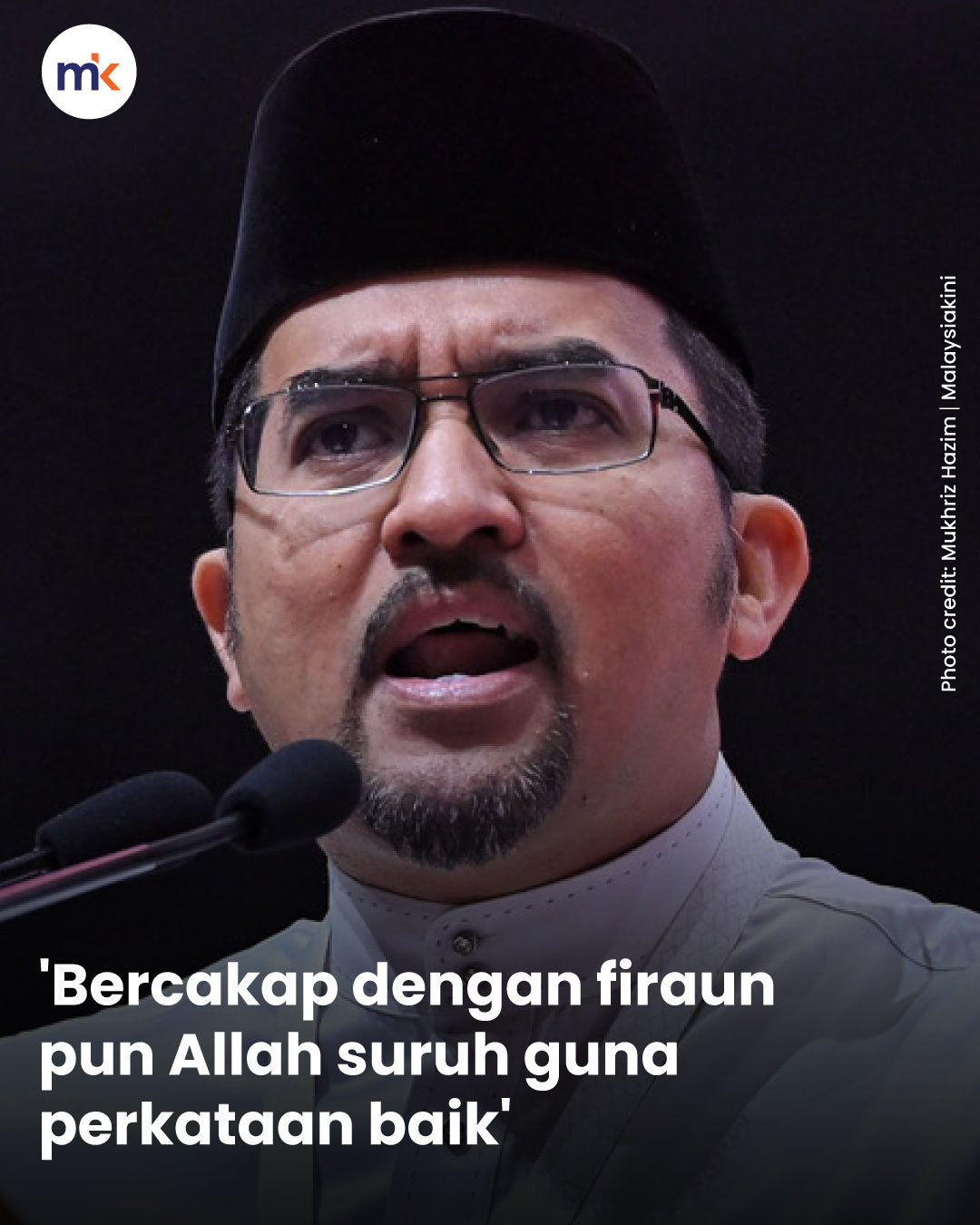 'Bercakap dengan firaun pun Allah suruh guna perkataan baik'