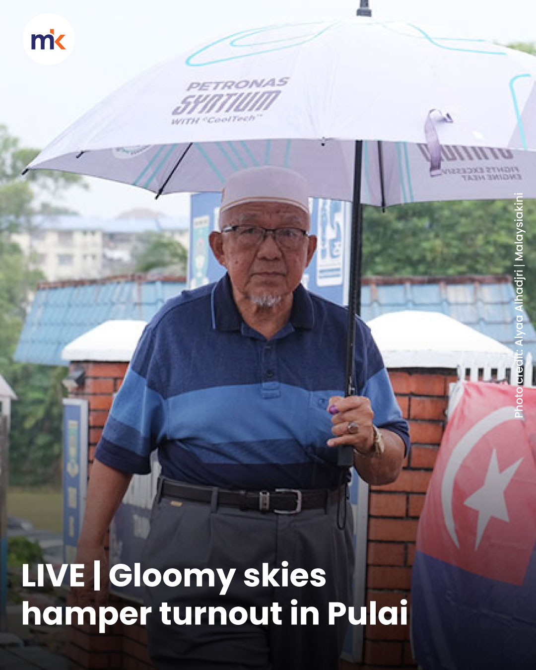 LIVE | Gloomy skies hamper turnout in Pulai