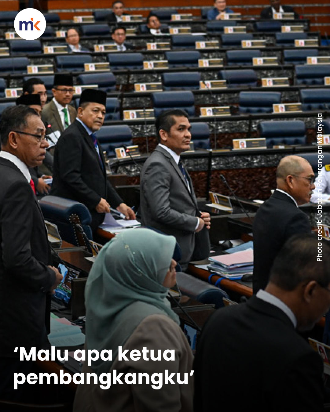 ‘Malu apa ketua pembangkangku’