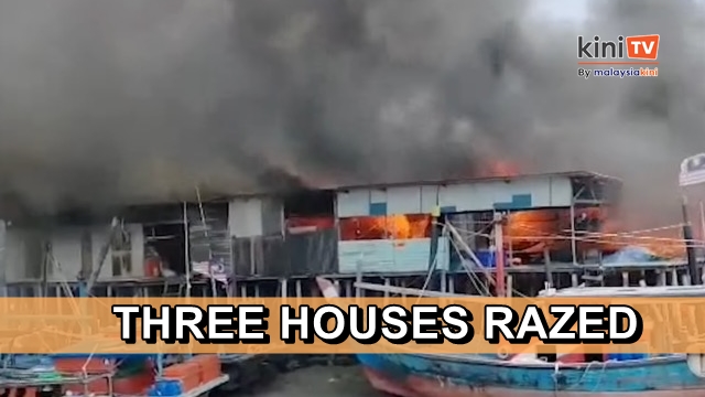 Pulau Ketam fire: Three houses destroyed, one woman missing