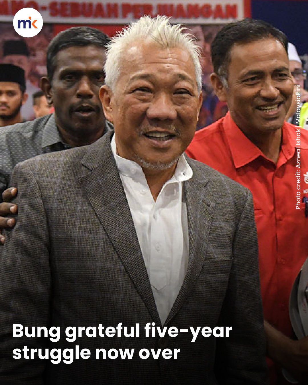 Bung grateful five-year struggle now over