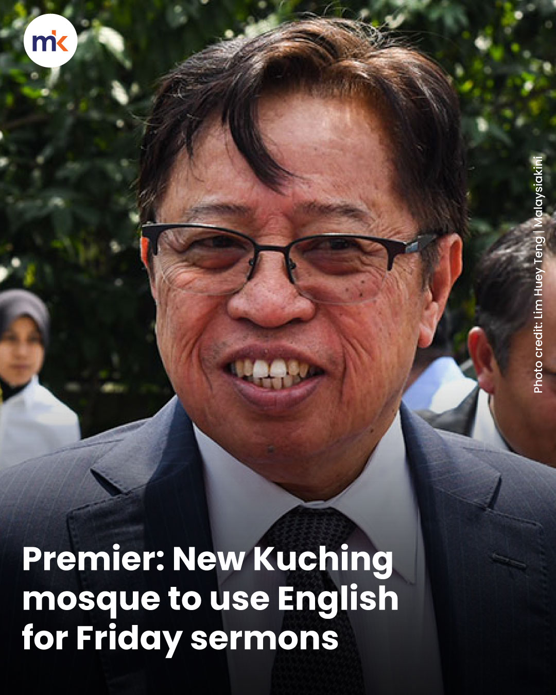 Premier: New Kuching mosque to use English for Friday sermons