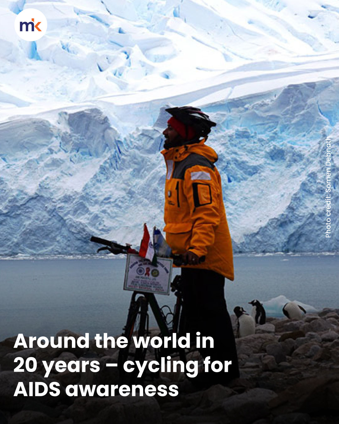 Around the world in 20 years – cycling for AIDS awareness