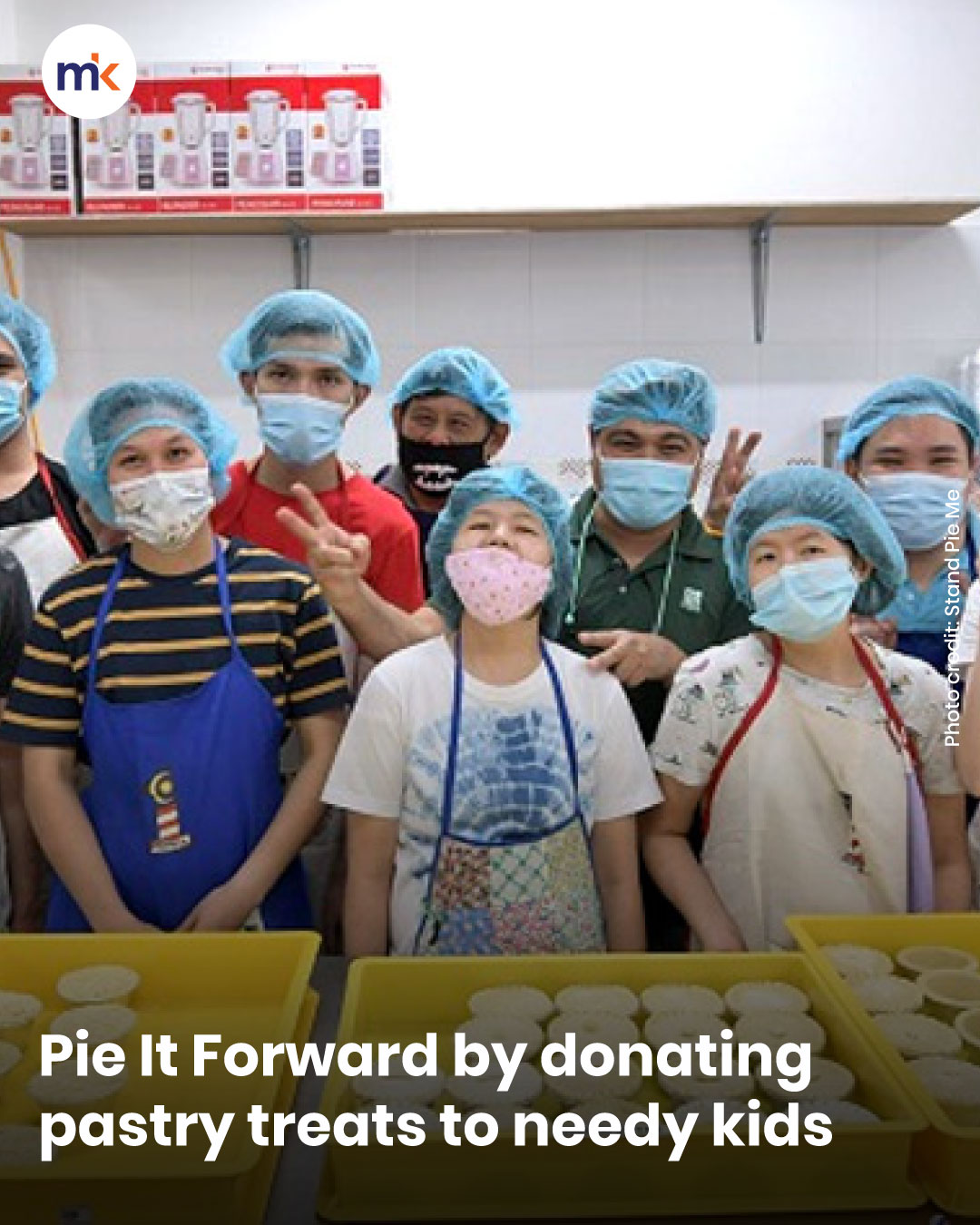 Pie It Forward by donating pastry treats to needy kids