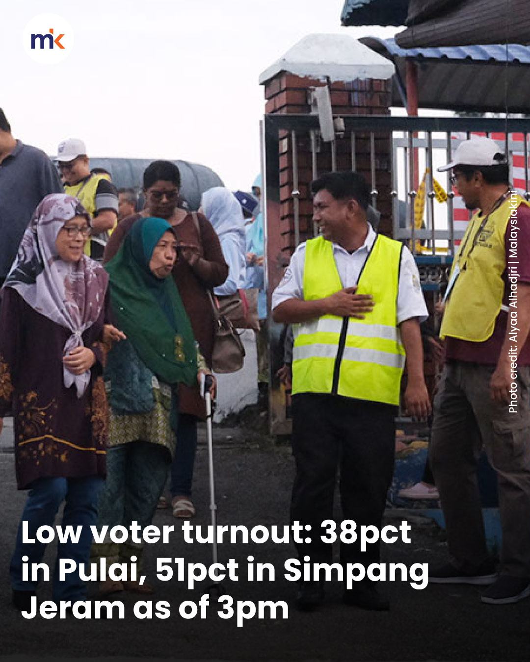 Low voter turnout: 38pct in Pulai, 51pct in Simpang Jeram as of 3pm