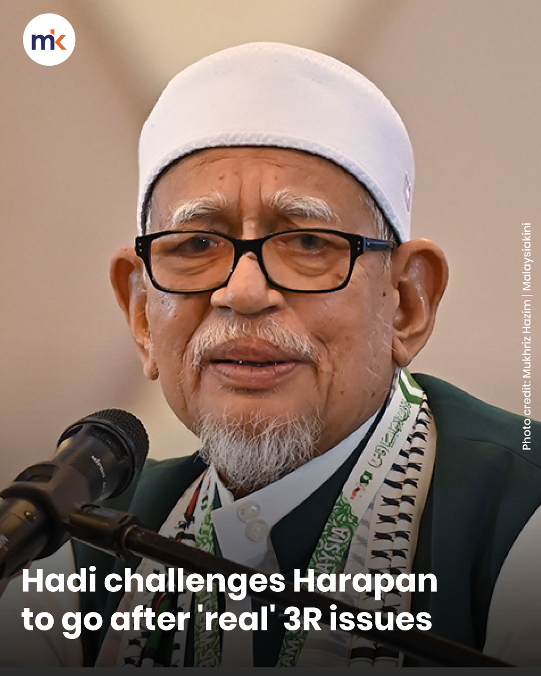 Hadi challenges Harapan to go after 'real' 3R issues