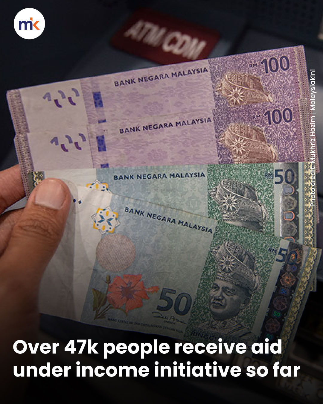 Over 47k people receive aid under income initiative so far