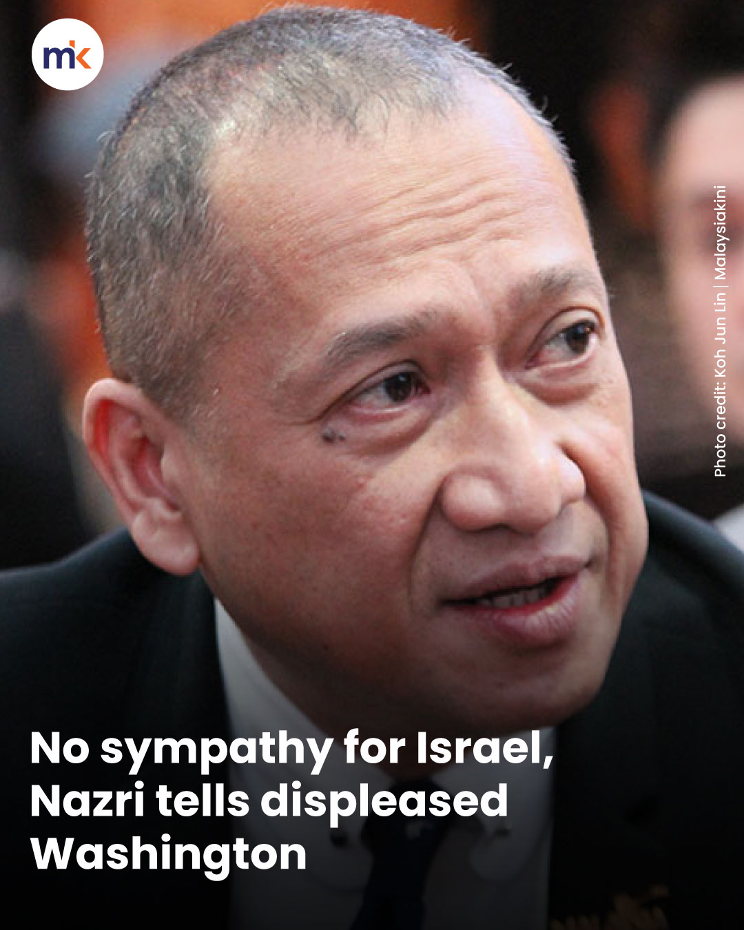 No sympathy for Israel, Nazri tells displeased Washington