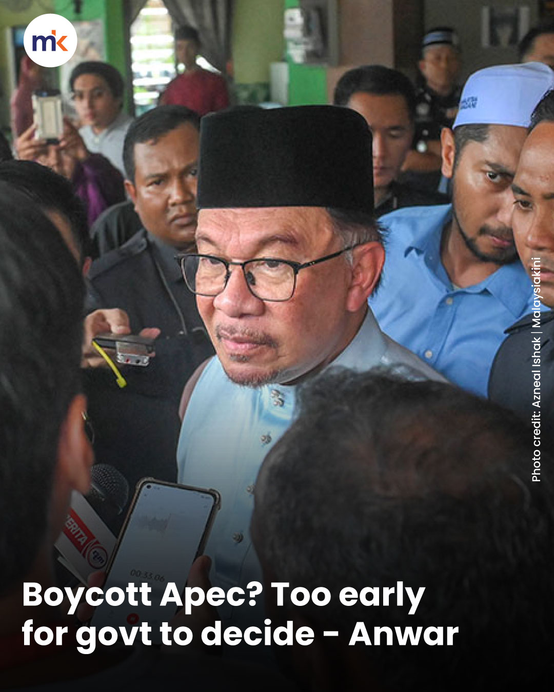 Boycott Apec? Too early for govt to decide - Anwar