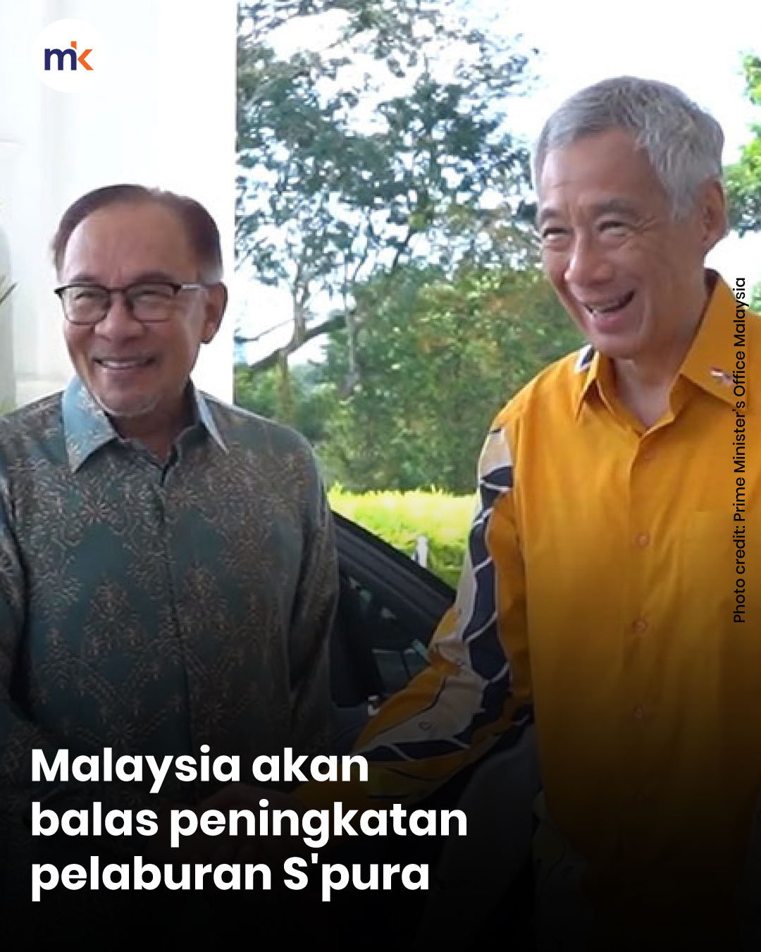 Malaysia akan balas peningkatan pelaburan S'pura