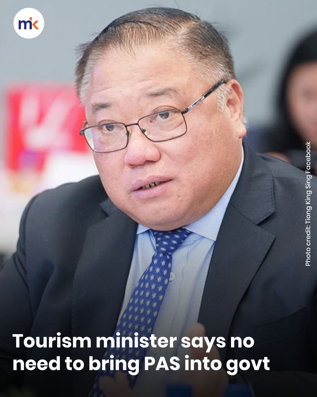 Tourism minister says no need to bring PAS into govt
