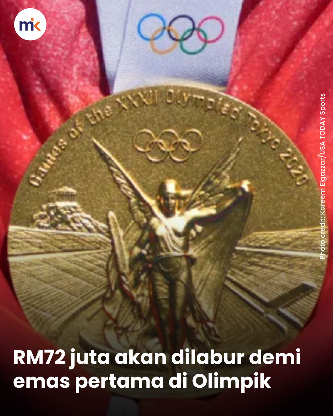 RM72 juta akan dilabur demi emas pertama di Olimpik