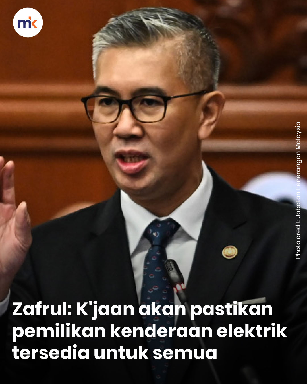 Zafrul: K'jaan akan pastikan pemilikan kenderaan elektrik tersedia untuk semua