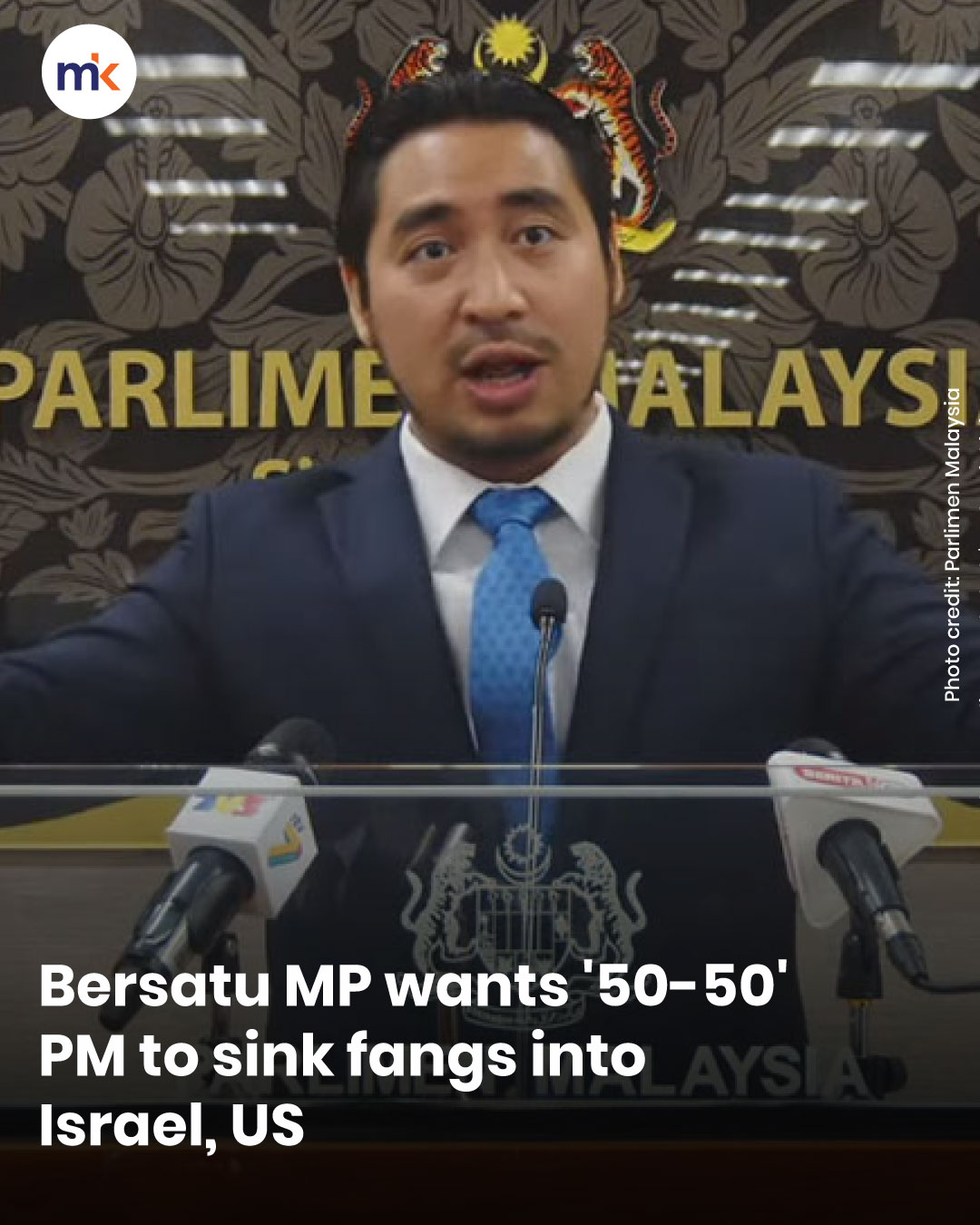 Bersatu MP wants '50-50' PM to sink fangs into Israel, US