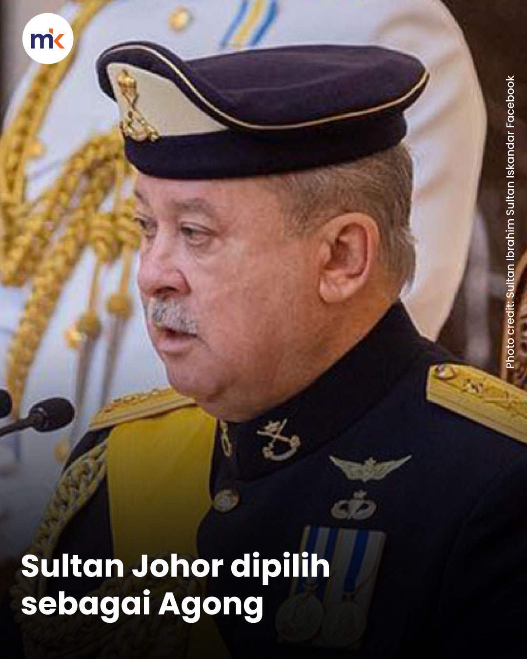 Sultan Johor dipilih sebagai Agong