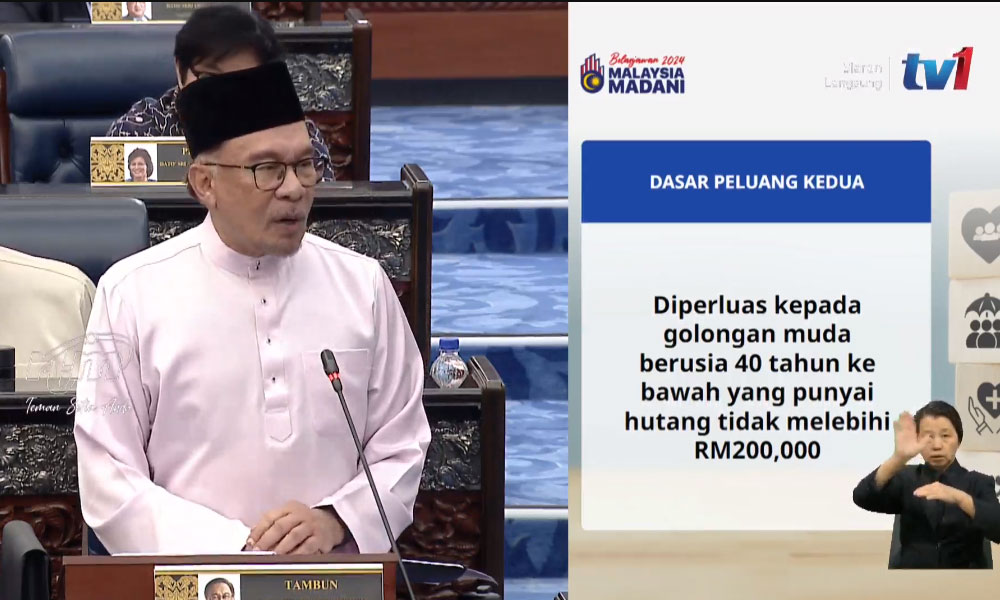 Bankruptcy amnesty for those under 40 with less than RM200k debt