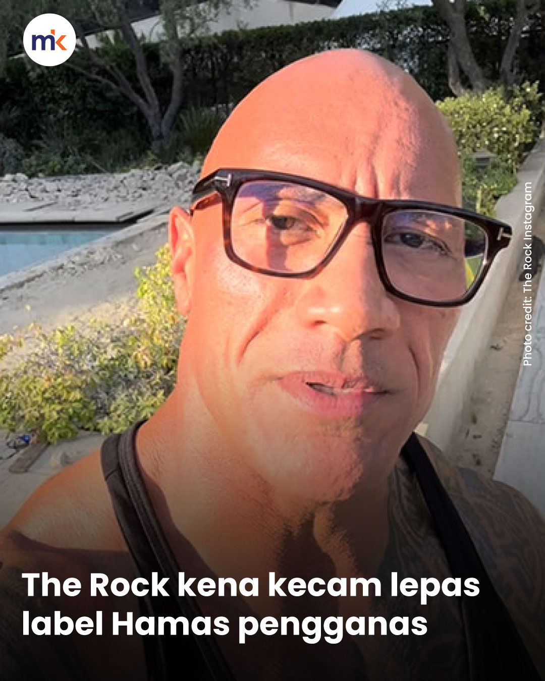 The Rock kena kecam lepas label Hamas pengganas