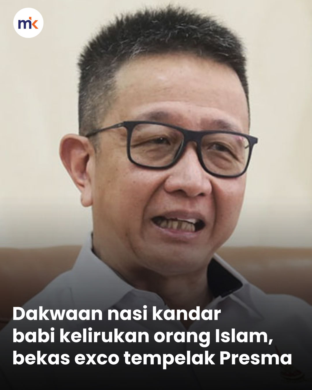 Dakwaan nasi kandar babi kelirukan orang Islam, bekas exco tempelak Presma