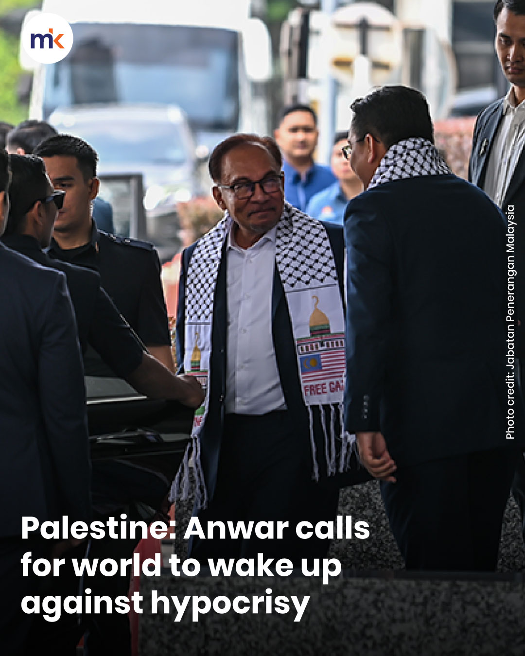 Palestine: Anwar calls for world to wake up against hypocrisy