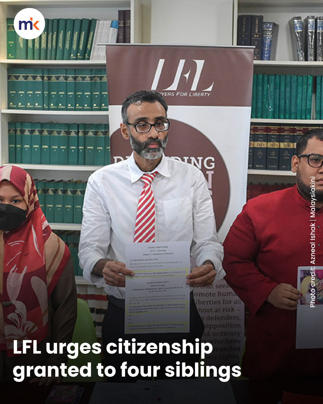 LFL urges citizenship granted to four siblings