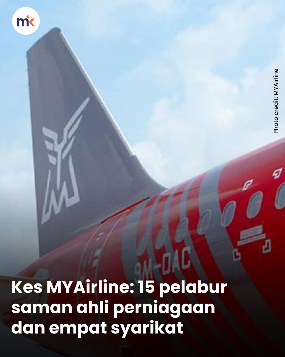 Kes MYAirline: 15 pelabur saman ahli perniagaan dan empat syarikat