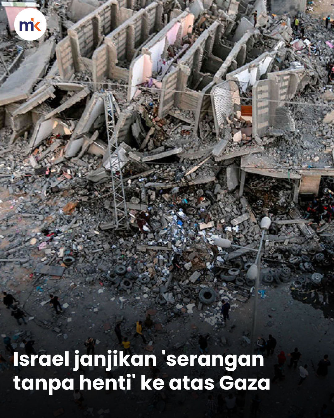 Israel janjikan 'serangan tanpa henti' ke atas Gaza