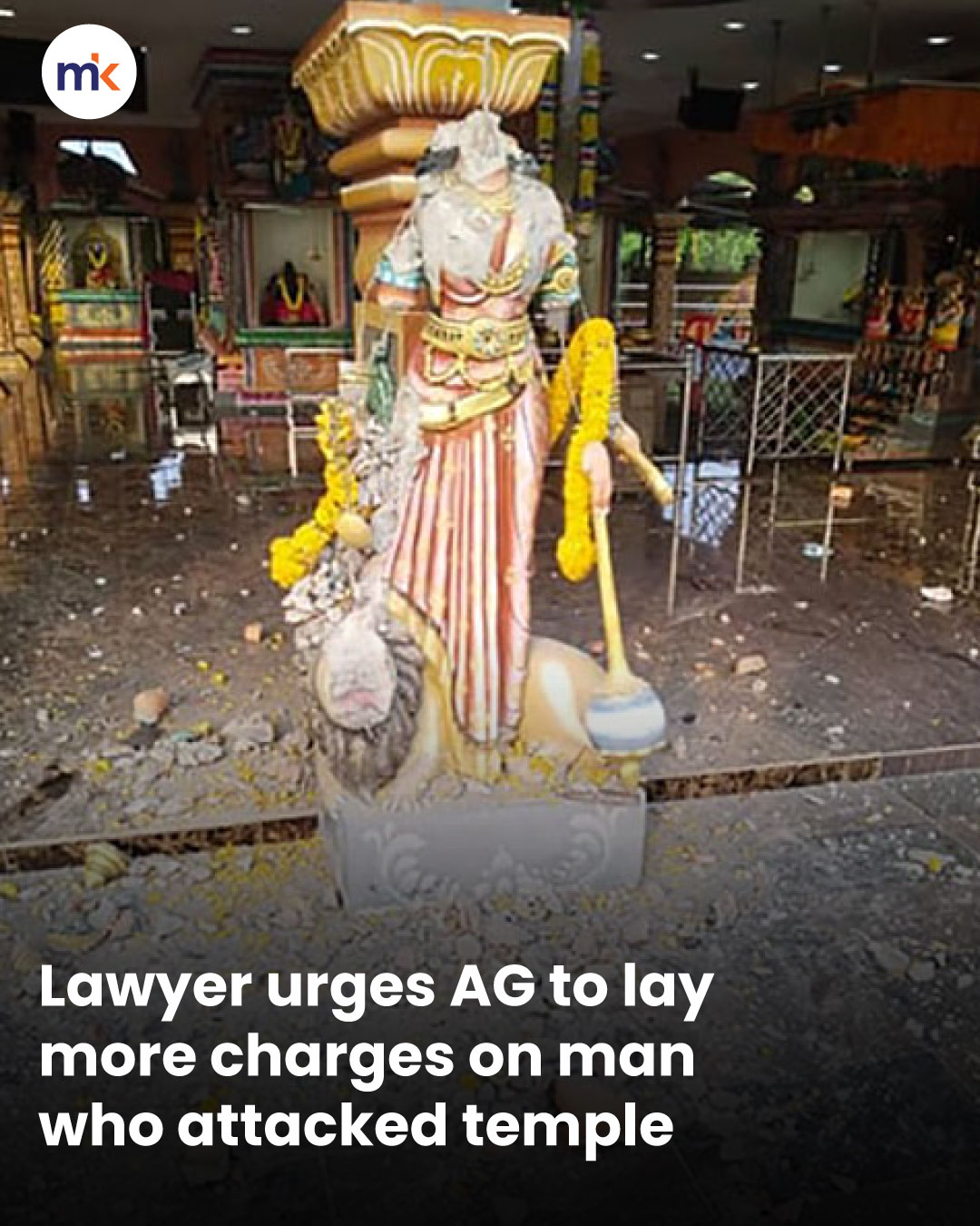 Lawyer urges AG to lay more charges on man who attacked temple