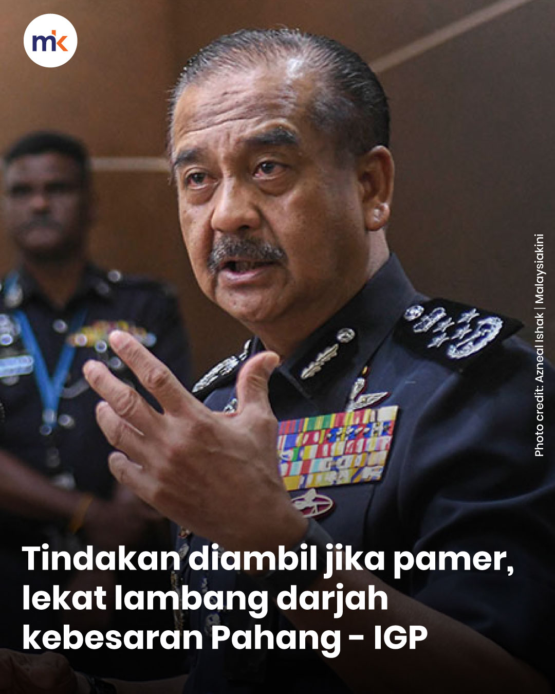 Tindakan diambil jika pamer, lekat lambang darjah kebesaran Pahang - IGP