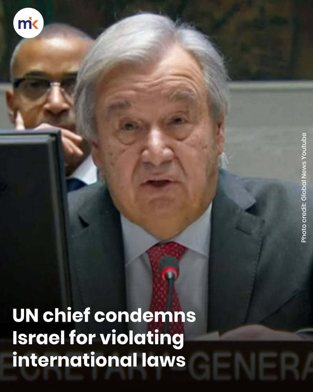 UN chief condemns Israel for violating international laws
