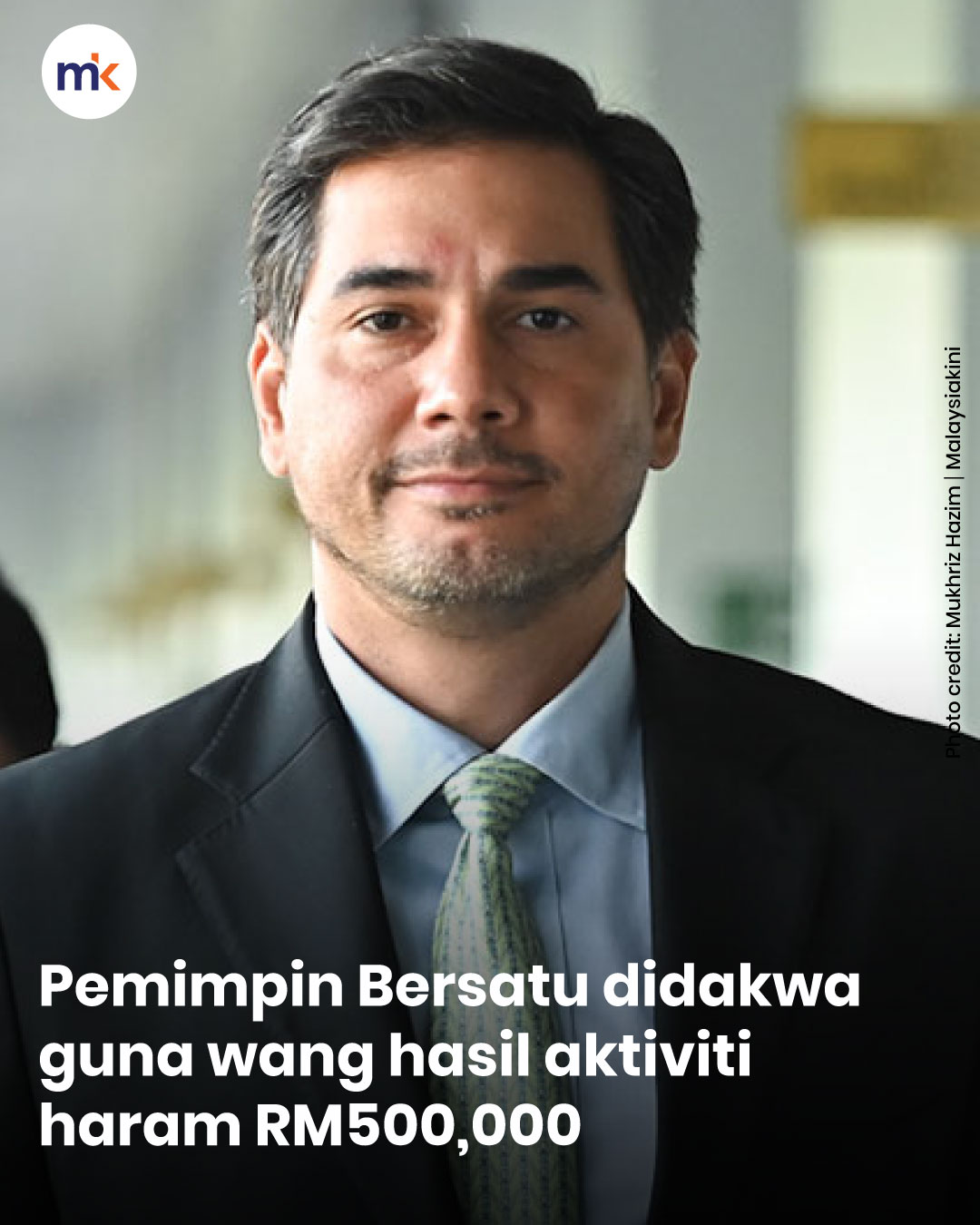Pemimpin Bersatu didakwa guna wang hasil aktiviti haram RM500,000