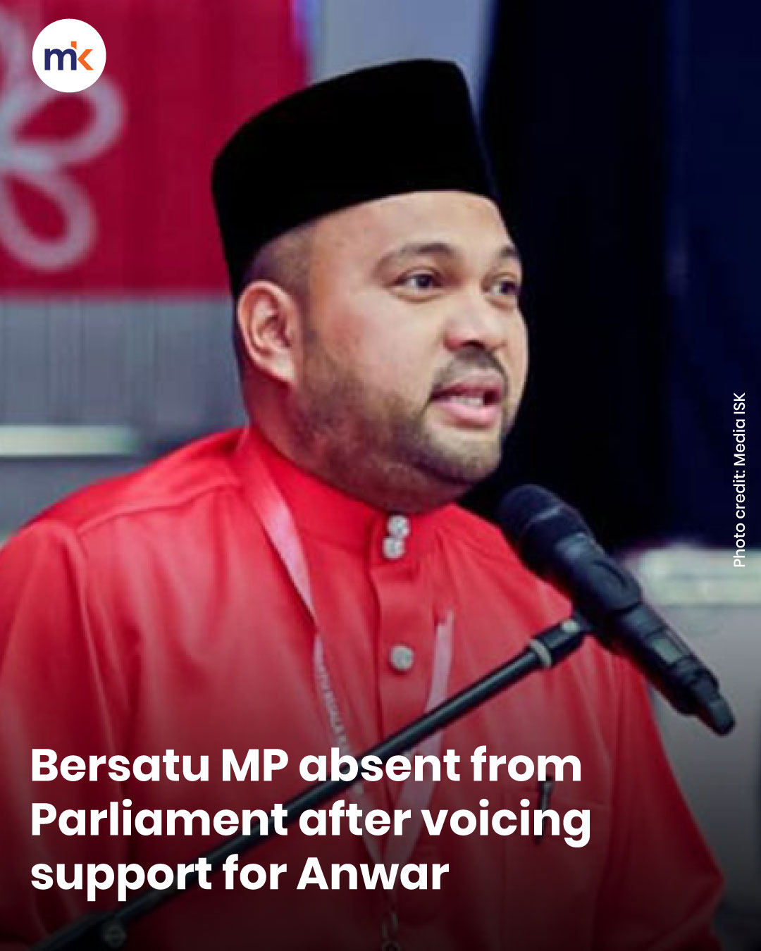 Bersatu MP absent from Parliament after voicing support for Anwar
