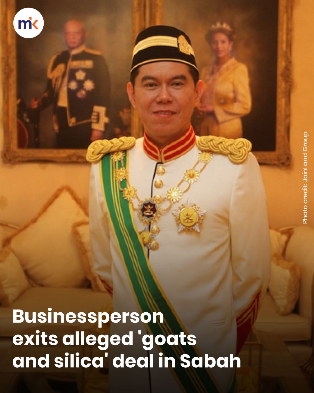 Businessperson exits alleged 'goats and silica' deal in Sabah