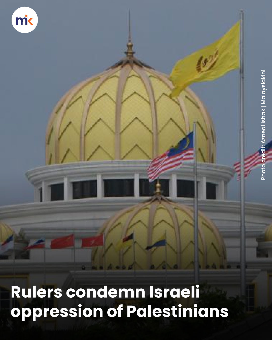 Rulers condemn Israeli oppression of Palestinians