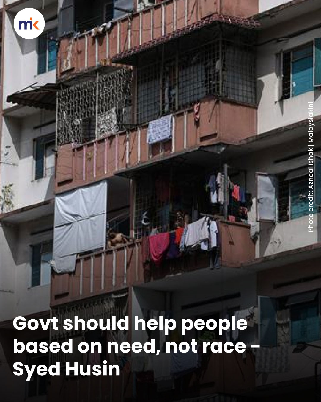 Govt should help people based on need, not race - Syed Husin