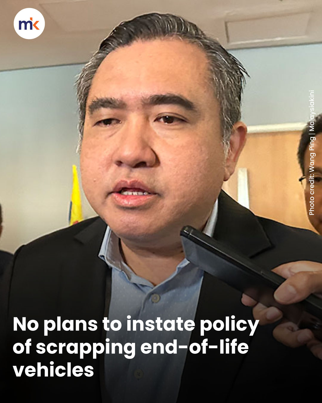 No plans to instate policy of scrapping end-of-life vehicles