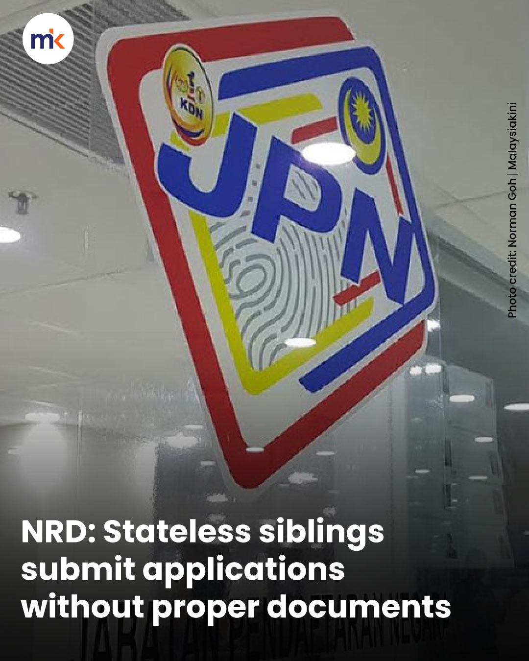 NRD: Stateless siblings submit applications without proper documents