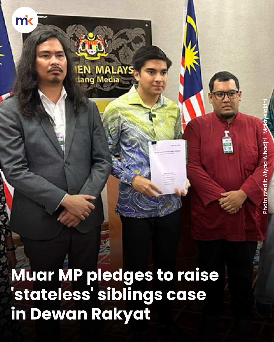 Muar MP pledges to raise 'stateless' siblings case in Dewan Rakyat