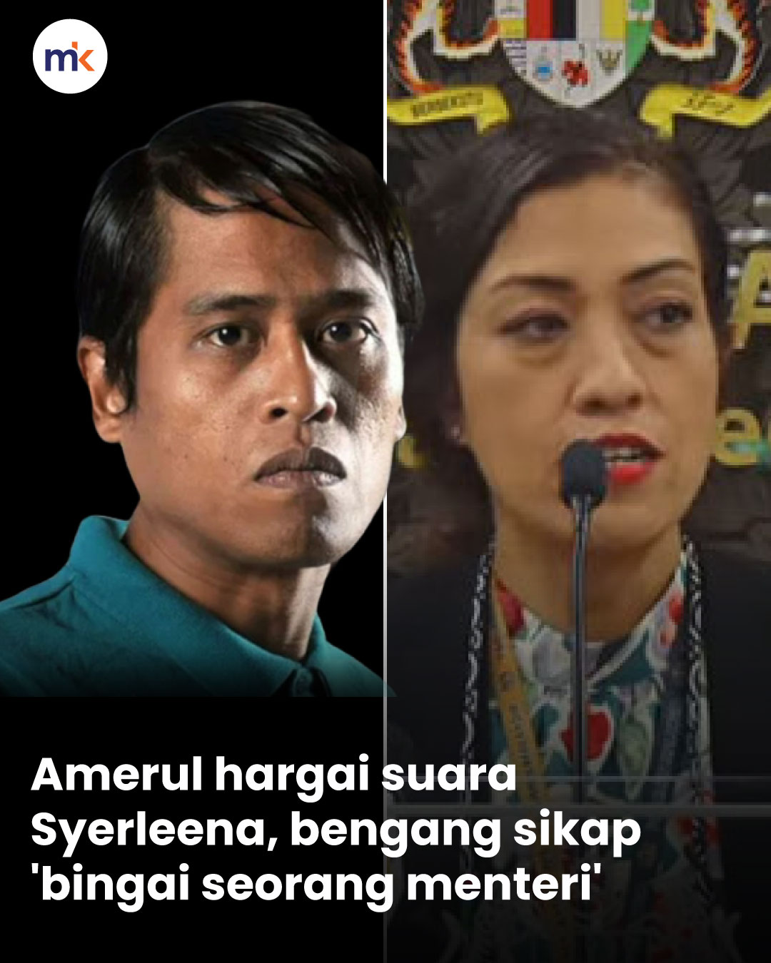 Amerul hargai suara Syerleena, bengang sikap 'bingai seorang menteri'