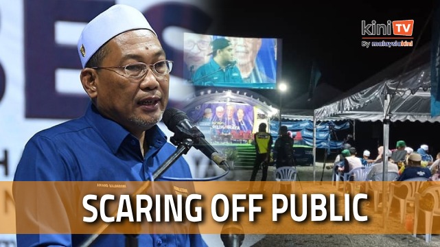 Awang Hashim claims heavy police presence at PN ceramah scaring off public