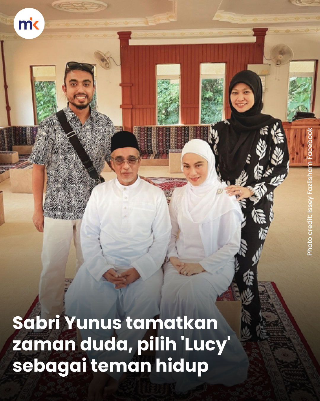 Sabri Yunus tamatkan zaman duda, pilih 'Lucy' sebagai teman hidup