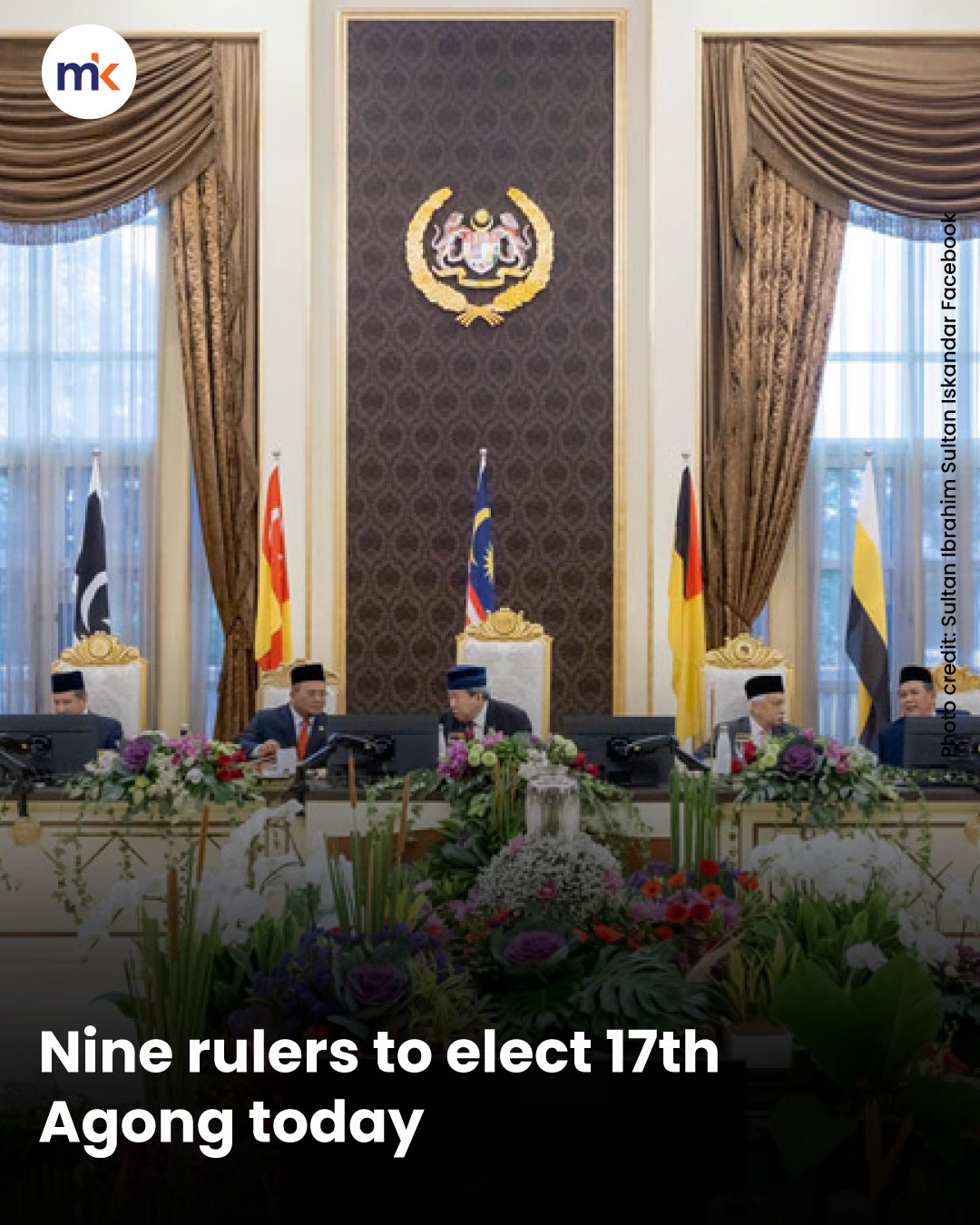 Nine rulers to elect 17th Agong today