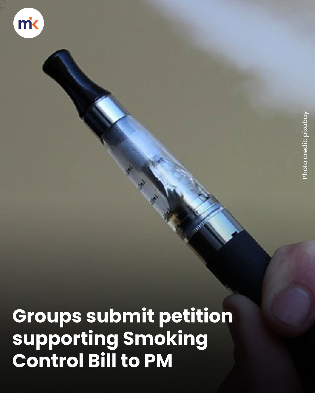 Groups submit petition supporting Smoking Control Bill to PM