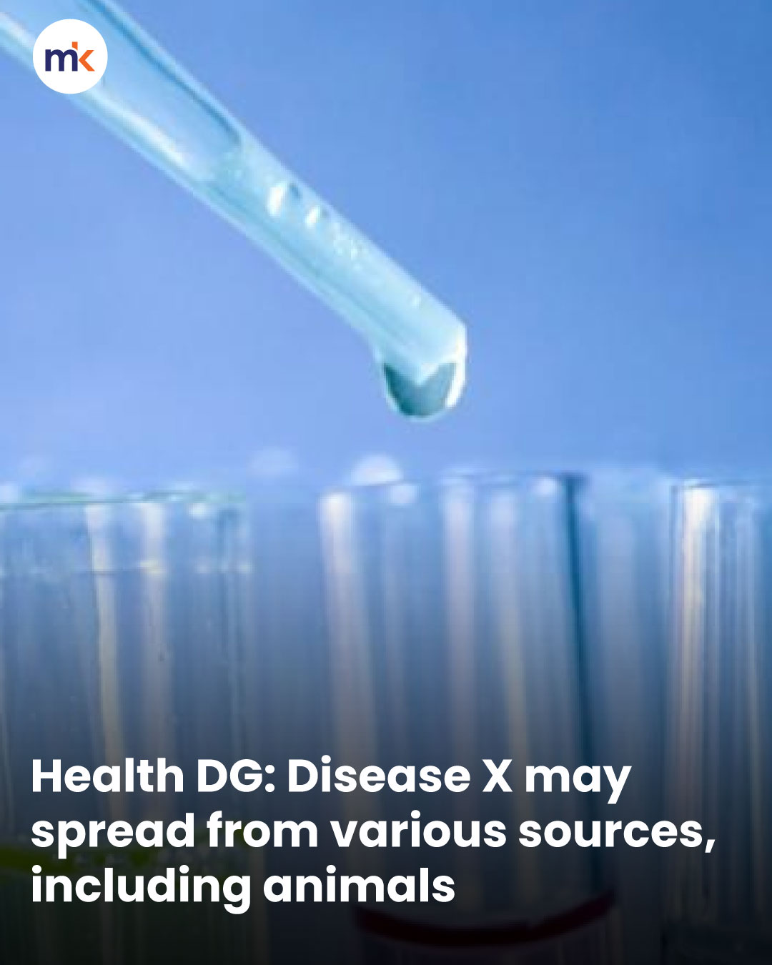 Health DG: Disease X may spread from various sources, including animals