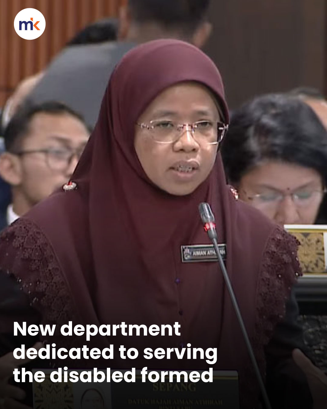 New department dedicated to serving the disabled formed