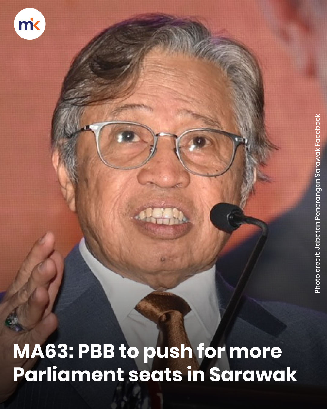 MA63: PBB to push for more Parliament seats in Sarawak