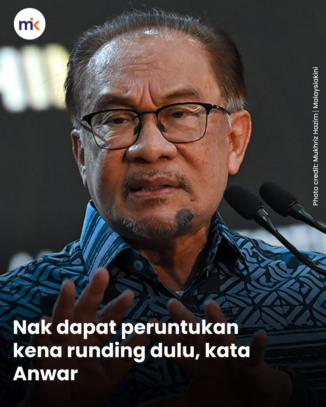 Nak dapat peruntukan kena runding dulu, kata Anwar