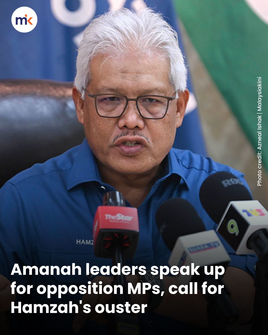 Amanah leaders speak up for opposition MPs, call for Hamzah's ouster